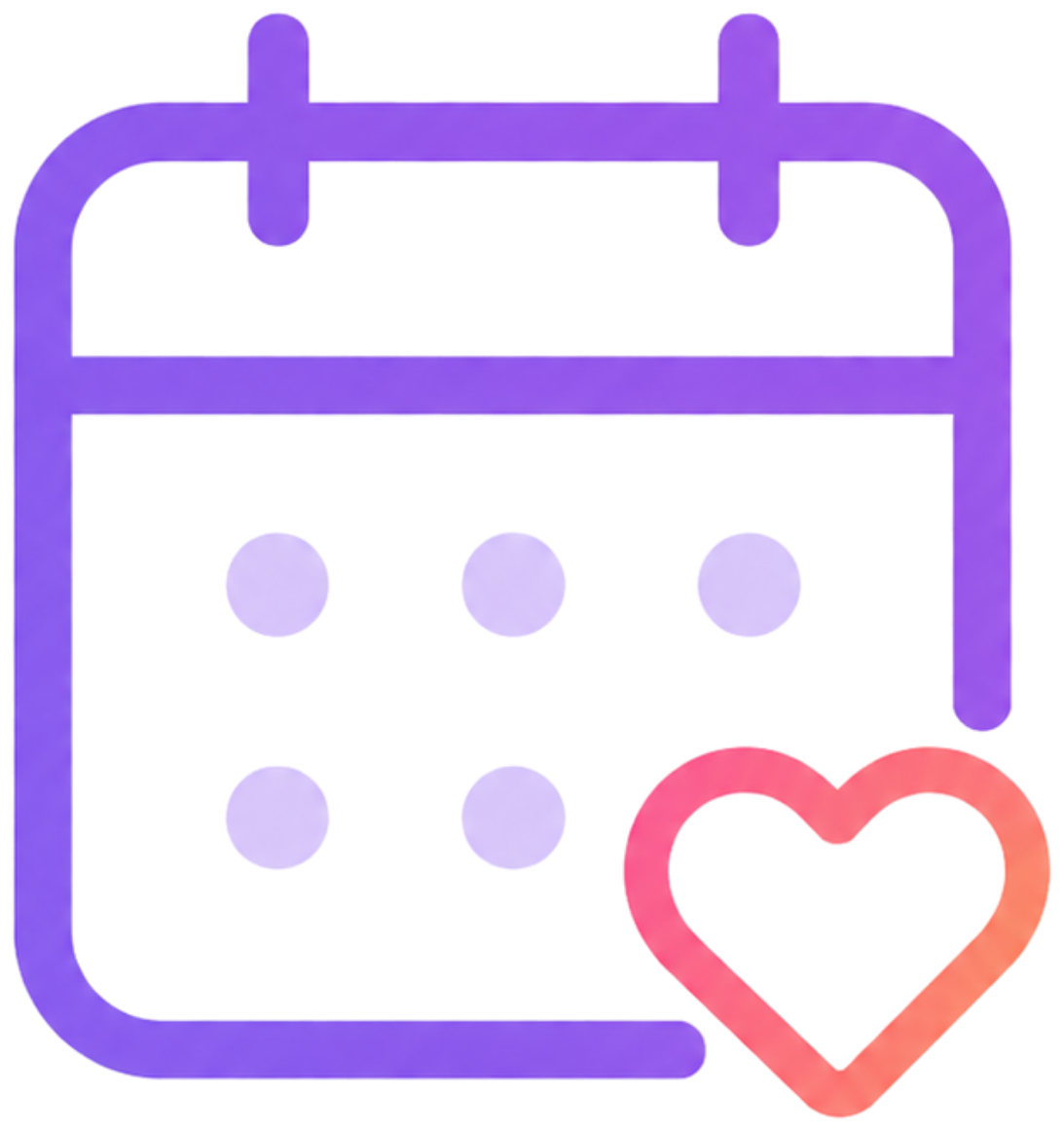 Wedding date calendar